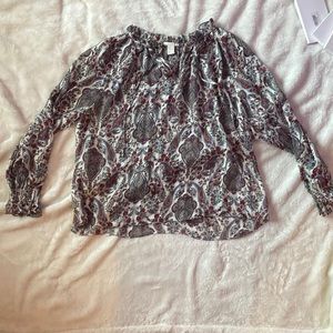 Womens Sheer Blouse